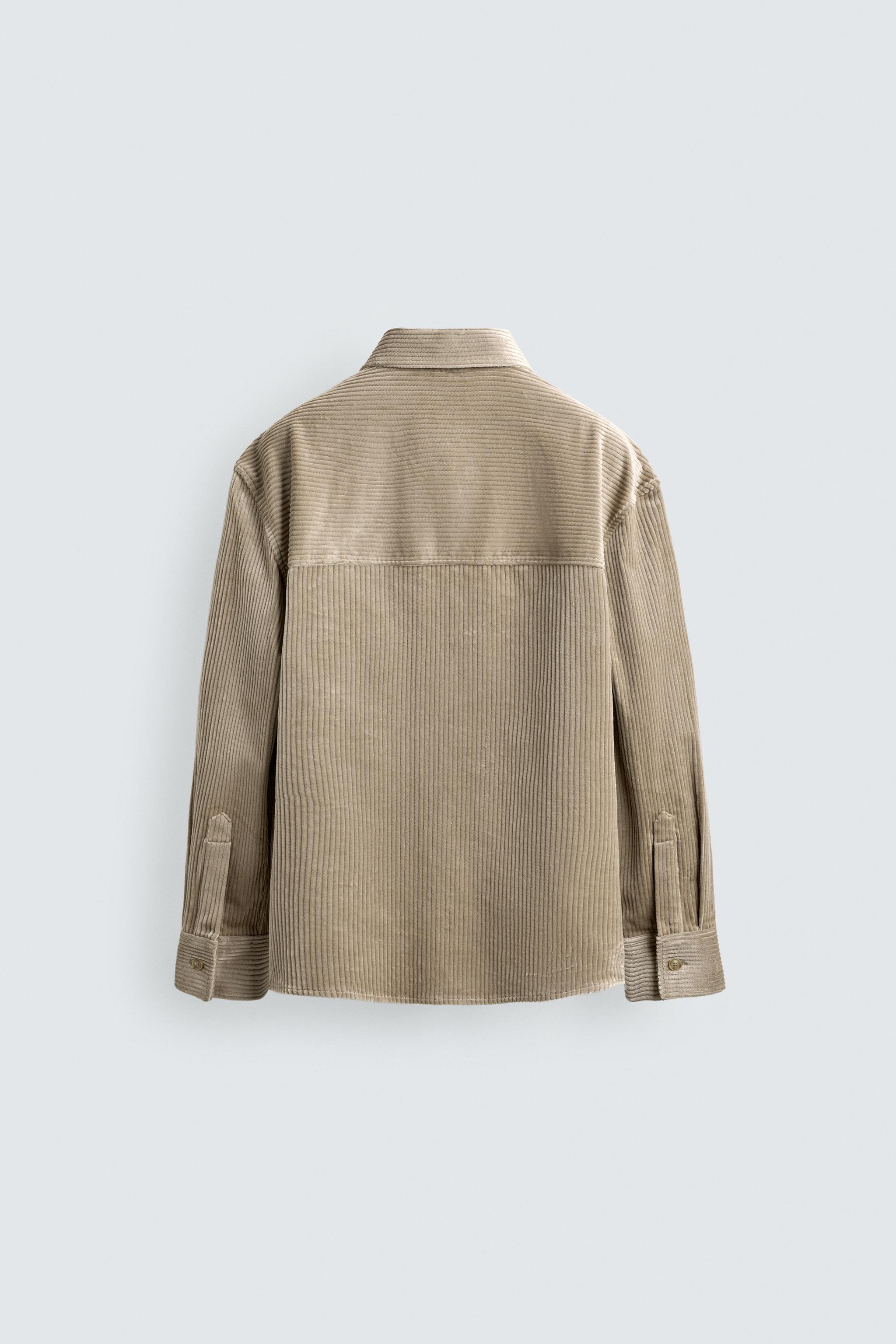 RELAXED FIT CORDUROY OVERSHIRT